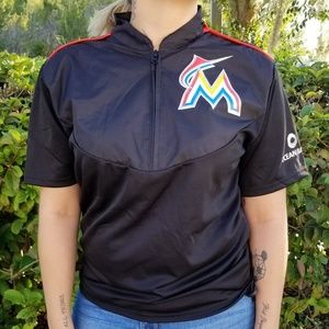 Miami Marlins Sport Half-Zip Pullover